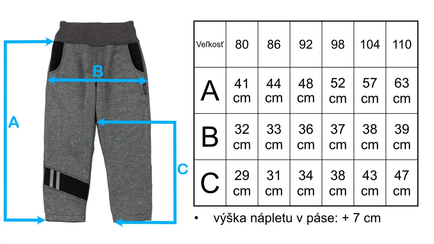 1342 Nohavice RONY (softshell)